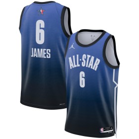 Maillot Basket Homme All-Star 2023 Team 1 Lebron James 6 Nike Bleu Swingman